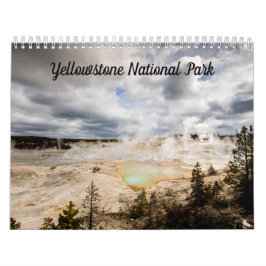 Calendário do Parque Nacional Yellowstone