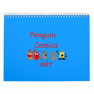 Calendário do Penguin História em quadrinhos 2017