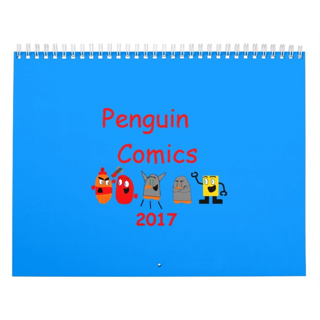 Calendário do Penguin História em quadrinhos 2017 (Capa)