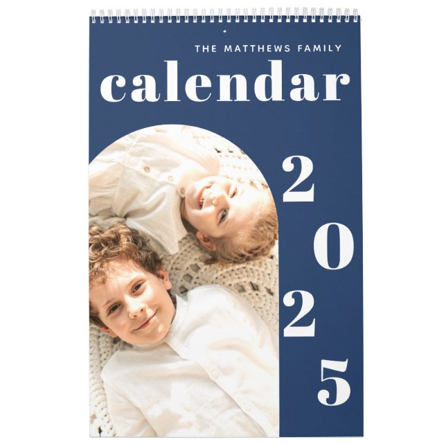 Calendário do Planejador de Fotos Personalizado Mo (Capa)