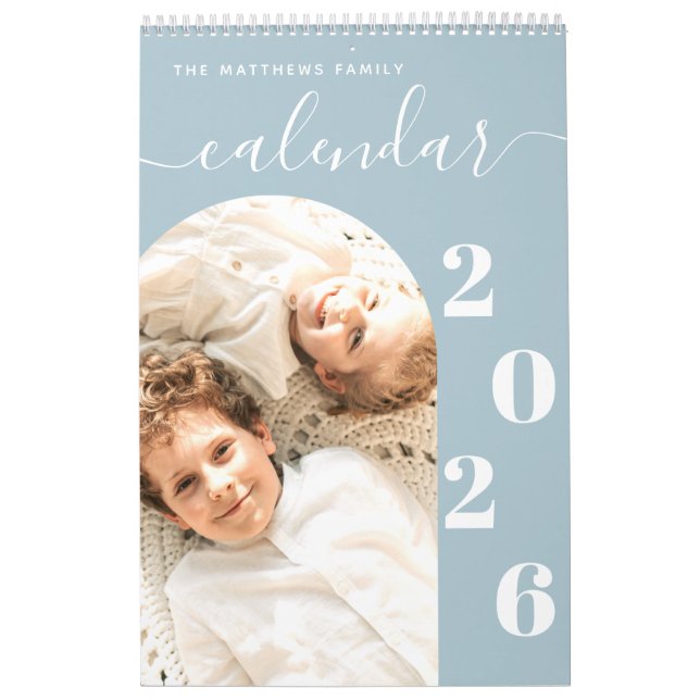 Calendário do Planejador de Fotos Personalizado Mo (Capa)