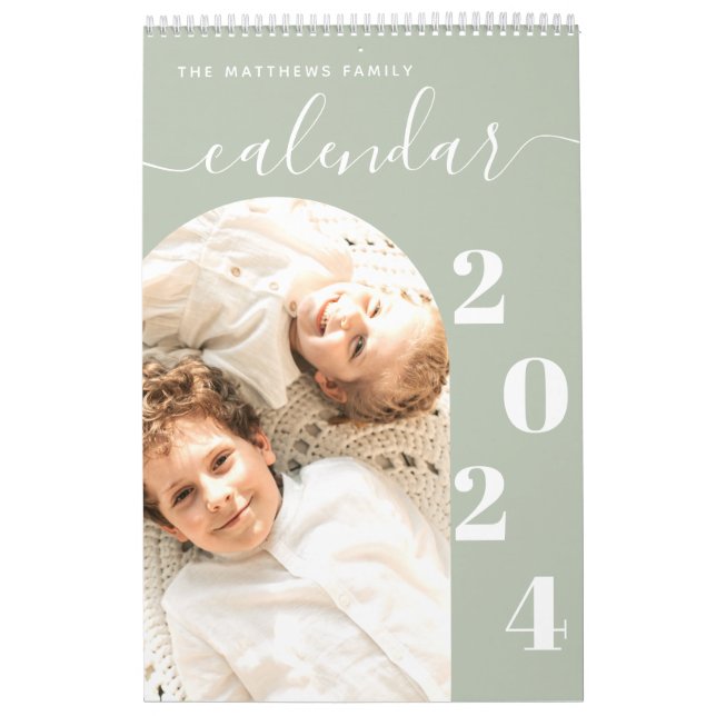 Calendário do Planejador de Fotos Personalizado Mo (Capa)