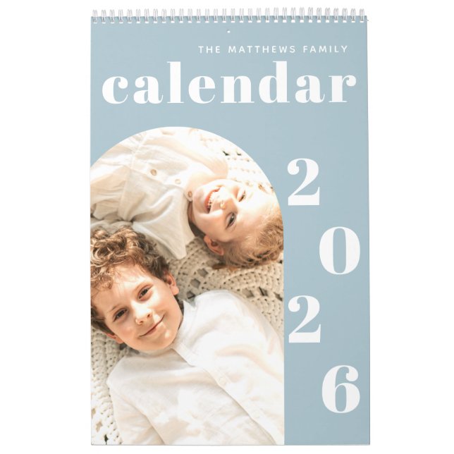 Calendário do Planejador de Fotos Personalizado Mo (Capa)