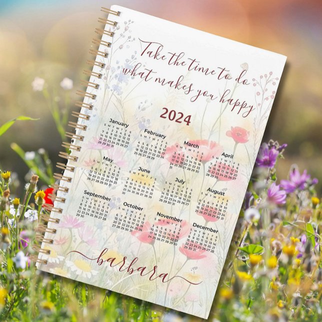 Calendário do Planejador de Nomes de Flores Florai (Criador carregado)