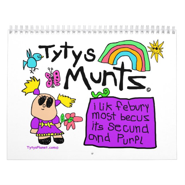 Calendário do planeta 2014 de Tyty (Capa)