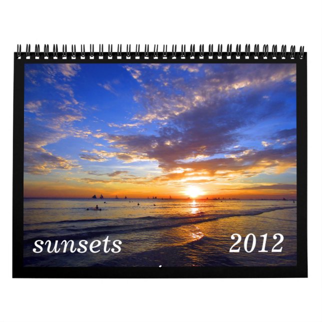 calendário do pôr do sol 2012 (Capa)