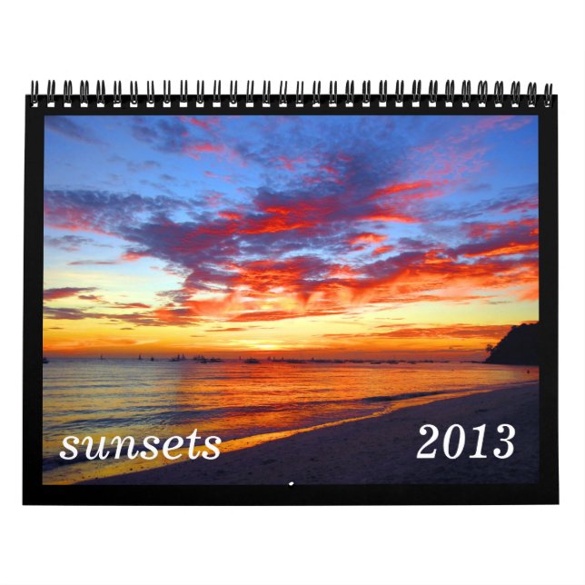 calendário do pôr do sol 2013 (Capa)