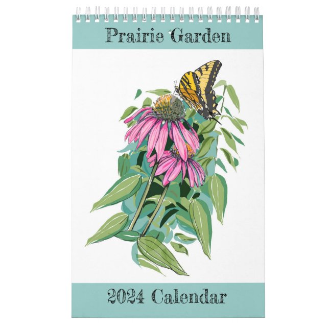 Calendário do Prairie Garden 2024 (Capa)