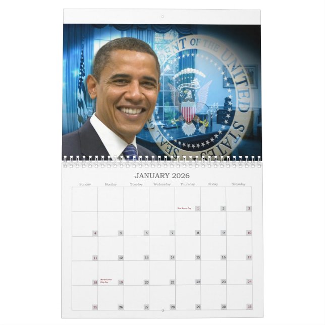 Calendário do presidente Barack Obama 2013 (Jan 2026)