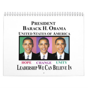 CALENDÁRIO DO PRESIDENTE OBAMA VENCIMENTO