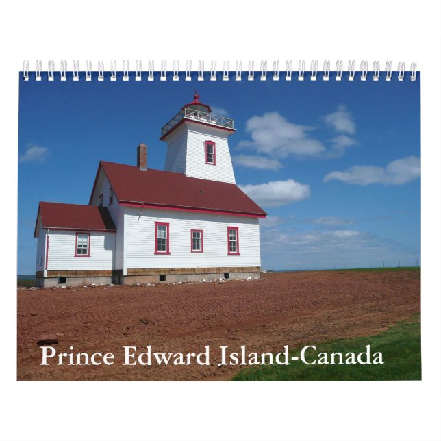 Calendário do Príncipe Edward Island-Canada (Capa)