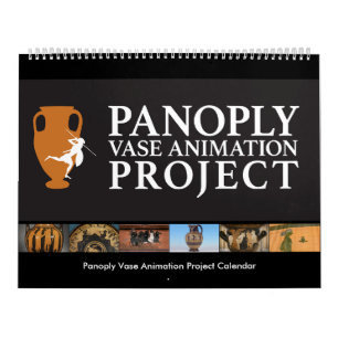 Calendário do projeto da animação do vaso da