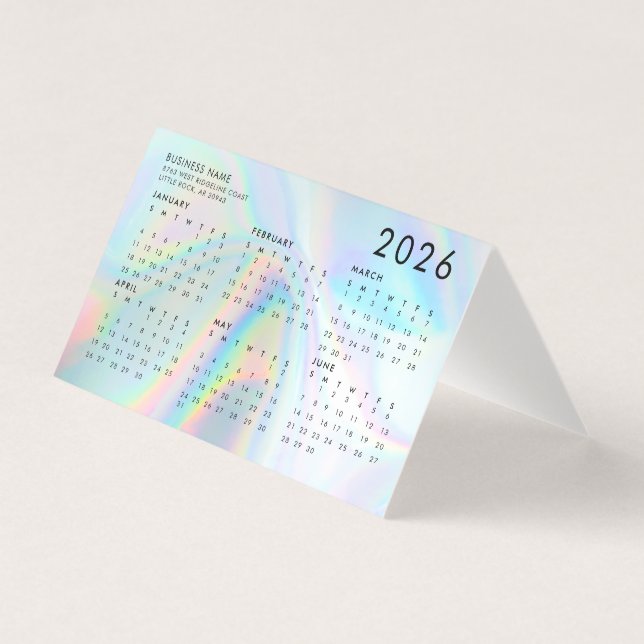 Calendário do Promocional Modern Business 2026 (Frente)