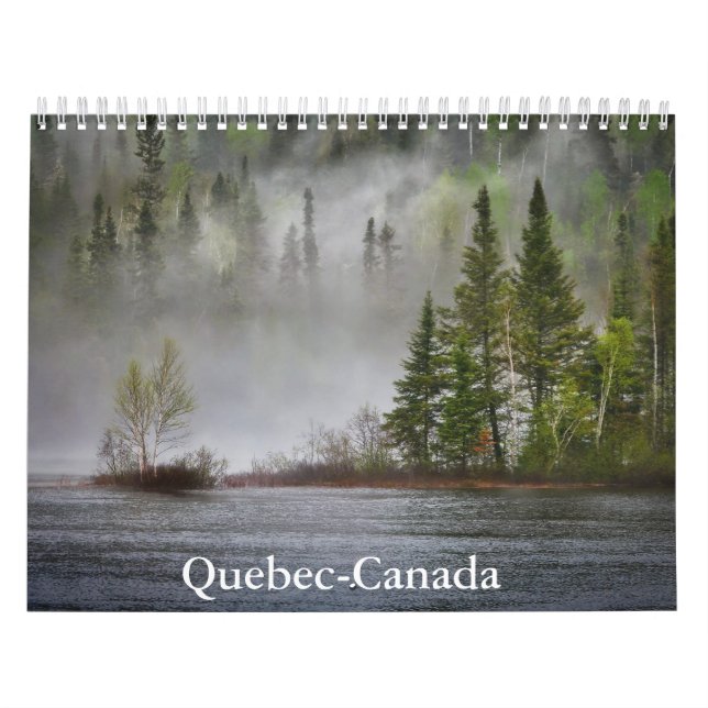 Calendário do Quebec-Canadá (Capa)
