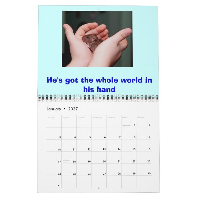 Calendário do rato (Jan 2027)