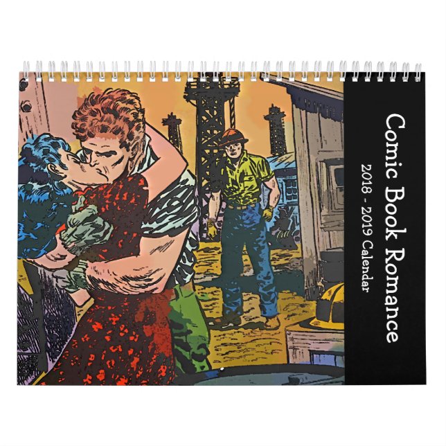 Calendário do romance 2018 da banda desenhada (Capa)