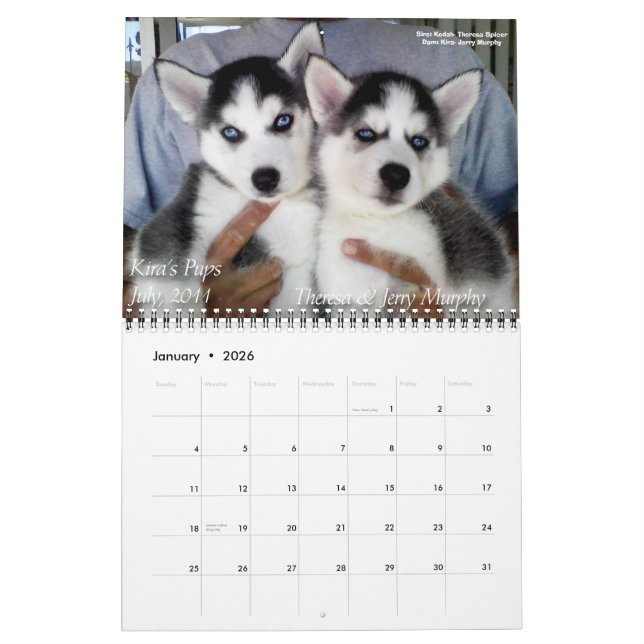 Calendário do SHAAZ 2012 (Jan 2026)