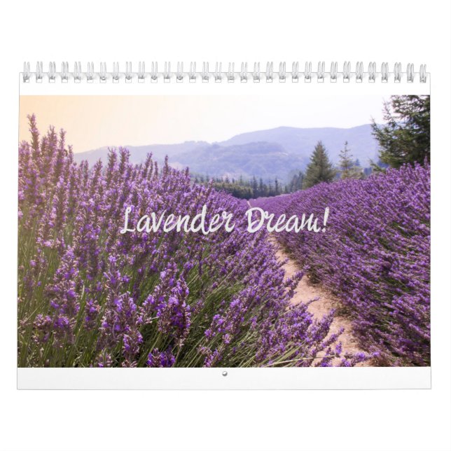 Calendário do Sonho de lavanda (Capa)