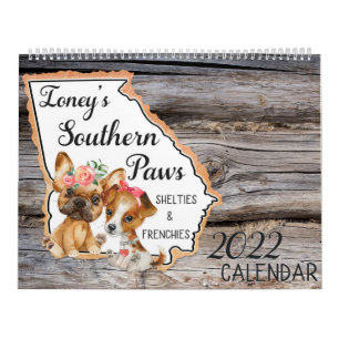 Calendário do Southern Paws 2022 de Ioney