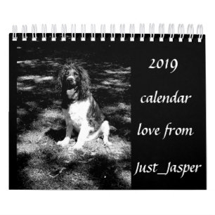 Calendário do spaniel de Springer