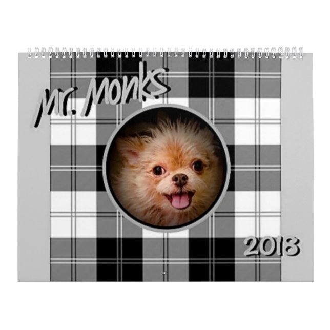 Calendário do Sr. Monge 2018 (Capa)