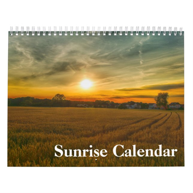 Calendário do Sunrise Lado 2025 (Capa)