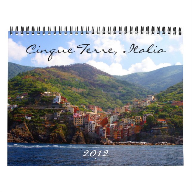calendário do terre 2012 do cinque (Capa)