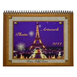 Calendário do Trabalho de arte de Fotografias 2011
