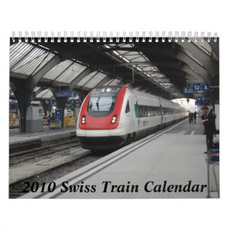 Calendário do trem de 2014 suíços