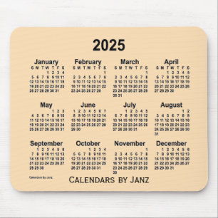 Calendário do Trigo 2025 por Janz Mouse Pad