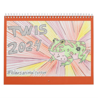 Calendário do TWIS #blairsanimalquine 2024