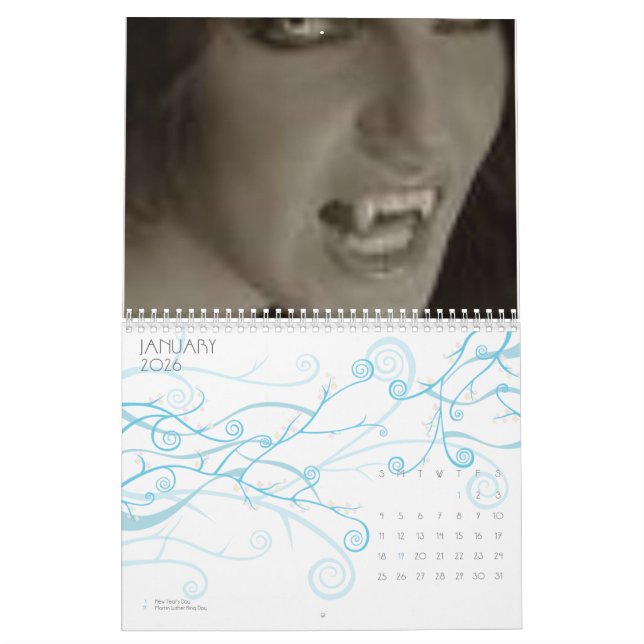Calendário do vampiro (Jan 2026)