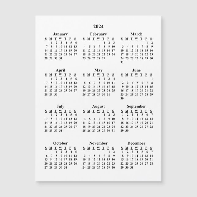 Calendário do Vazio 2024 (Frente)