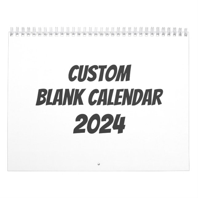 Calendário do vazio 2024 - Personalizado Com Feria (Capa)