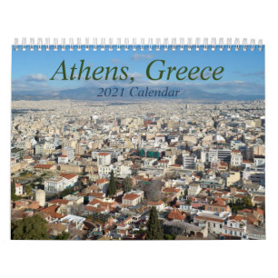 Calendário do Viagem da Grécia de Atenas de 2021