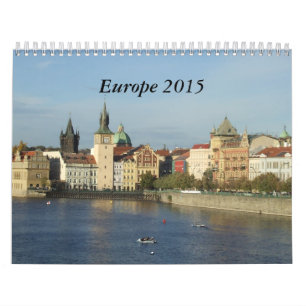Calendário do viagem de Europa 2015
