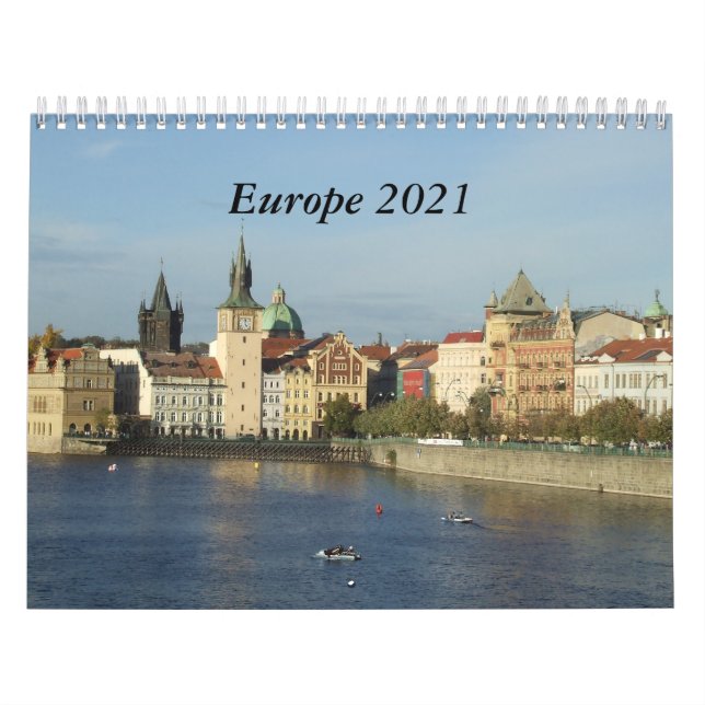 Calendário do Viagem Europe 2021 (Capa)