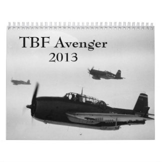 Calendário do vingador de TBF