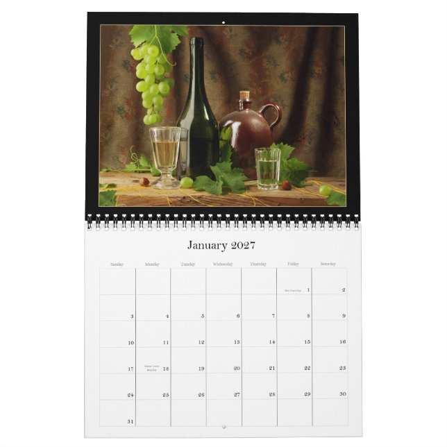Calendário do vinho 2011 (Jan 2027)