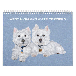 Calendário do West Highland White Terrier