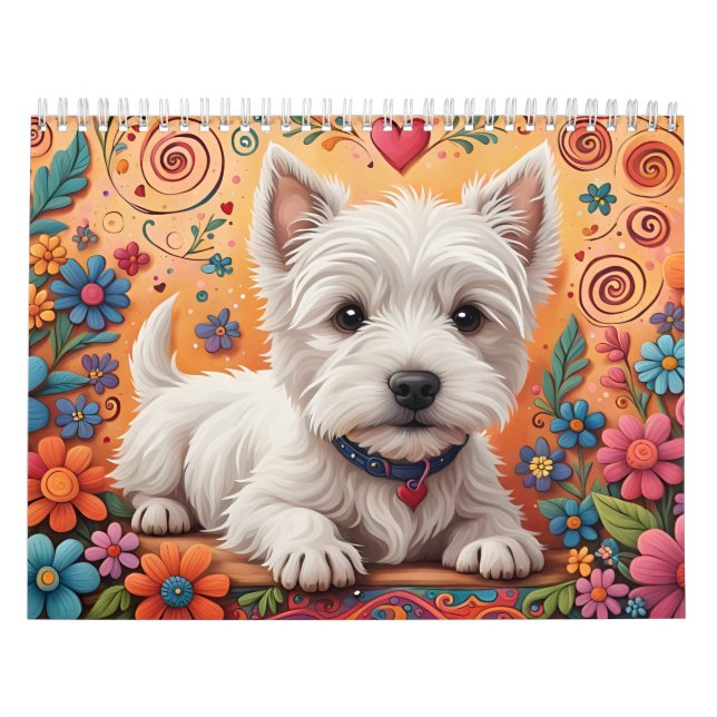 Calendário do Westie 2024 (Capa)