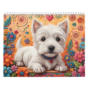 Calendário do Westie 2024
