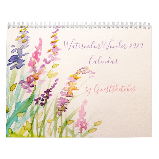 Calendário do Wonder 2020 por Gwestsketches (Capa)