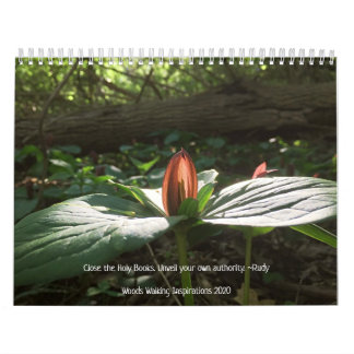 Calendário do Woods Walking Inspirations 2020