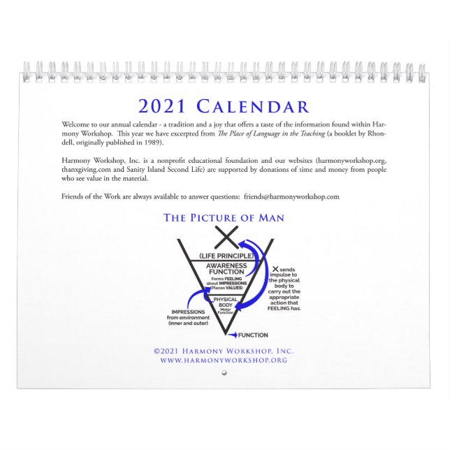Calendário do workshop da Harmony 2021 (Capa)