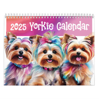 Calendário do Yorkie 2025