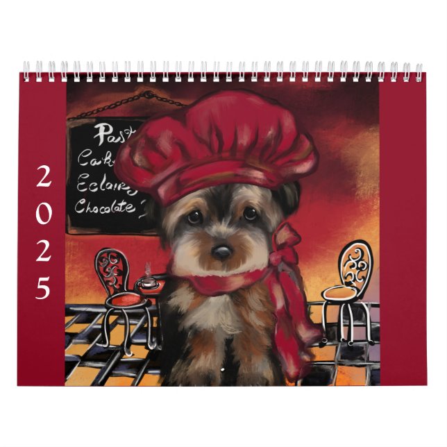Calendário do Yorkie bonito (Capa)