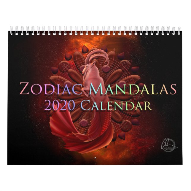 Calendário do Zodíaco Mandala (Capa)