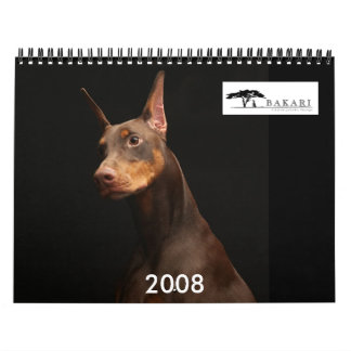 Calendário Dobermans 2008 de Bakari