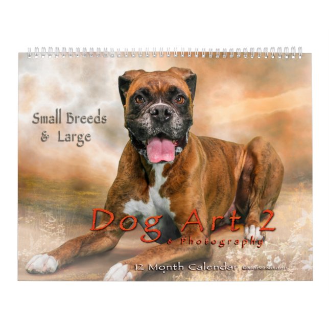 Calendário DOG ART CALENDAR #2 Large & Small Breeds (Capa)